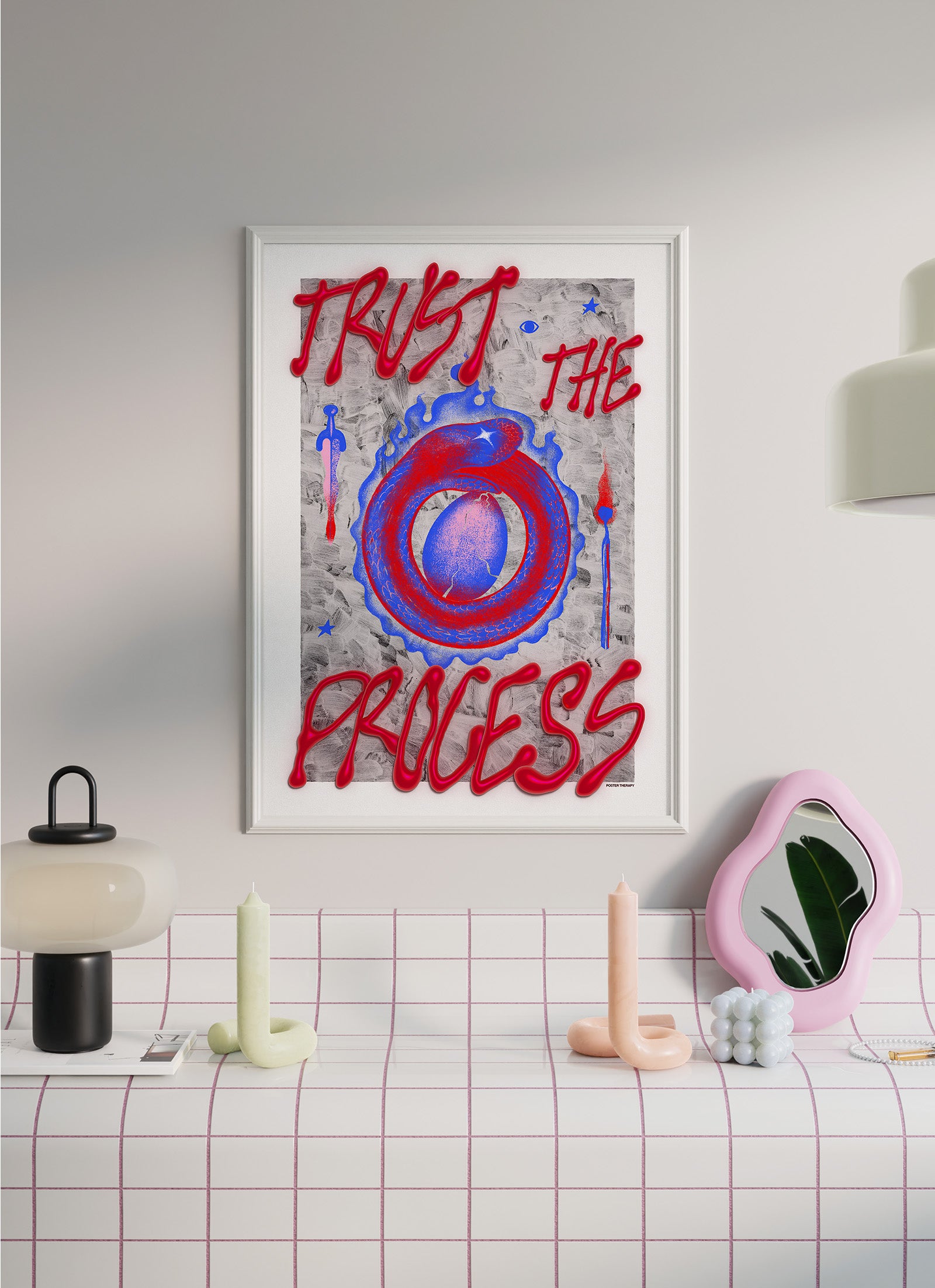 Trust The Process Art Print