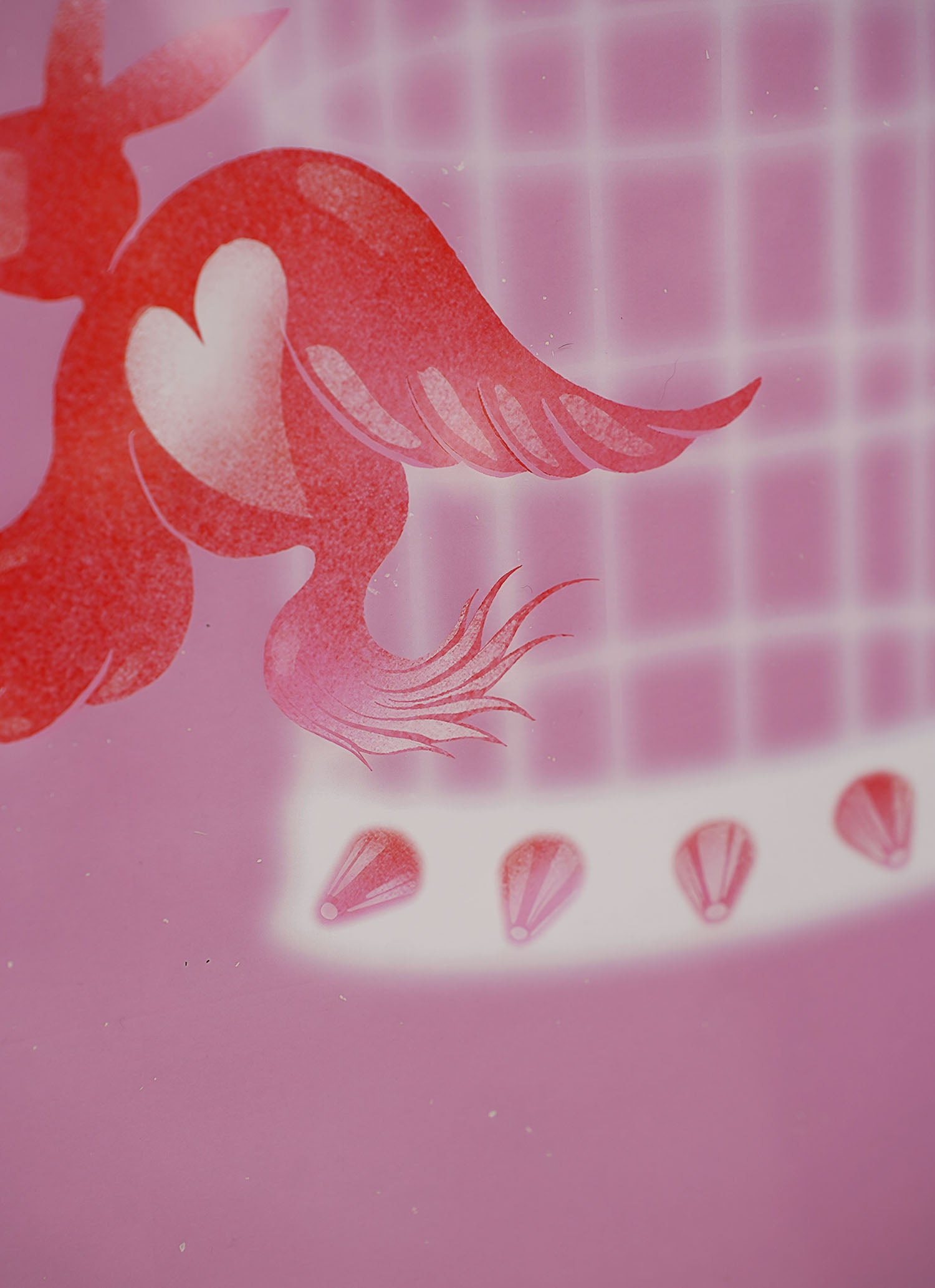Wings Unfurled Art Print - Pink