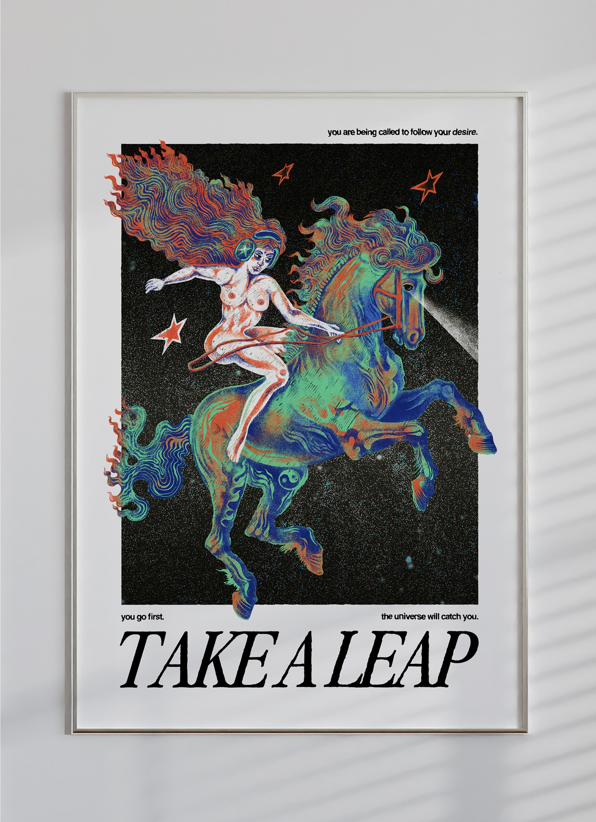 Take A Leap Art Print